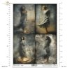 portrety kobiece, melancholia, zwiewne suknie, tajemnica, gotyk, vintage, postarzany papier, nastrojowe*female portraits, melancholy, flowing dresses, mystery, gothic, vintage, aged paper, moody